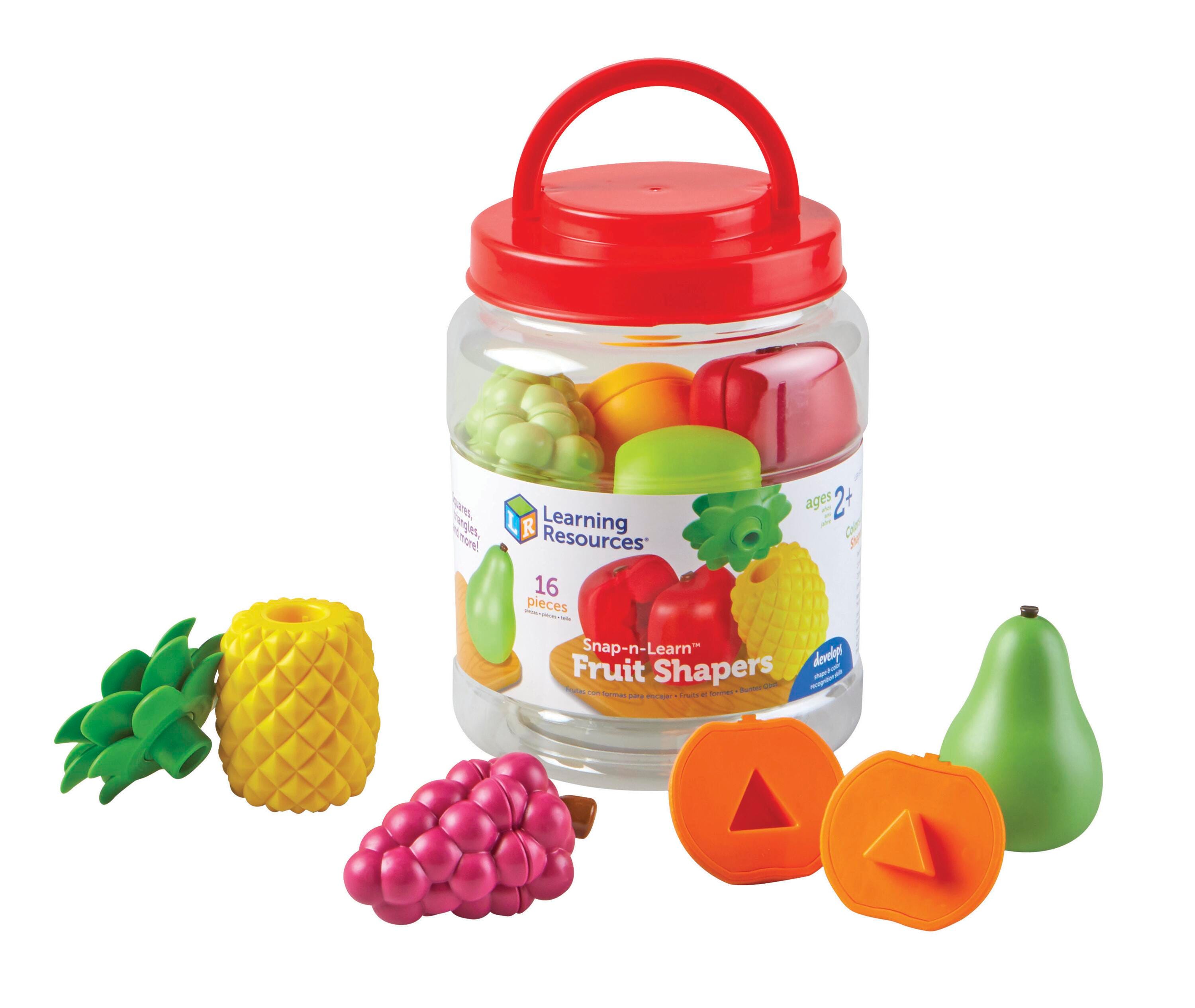 Learning Resources Snap-N-Learn Fruit Shapers | School Specialty